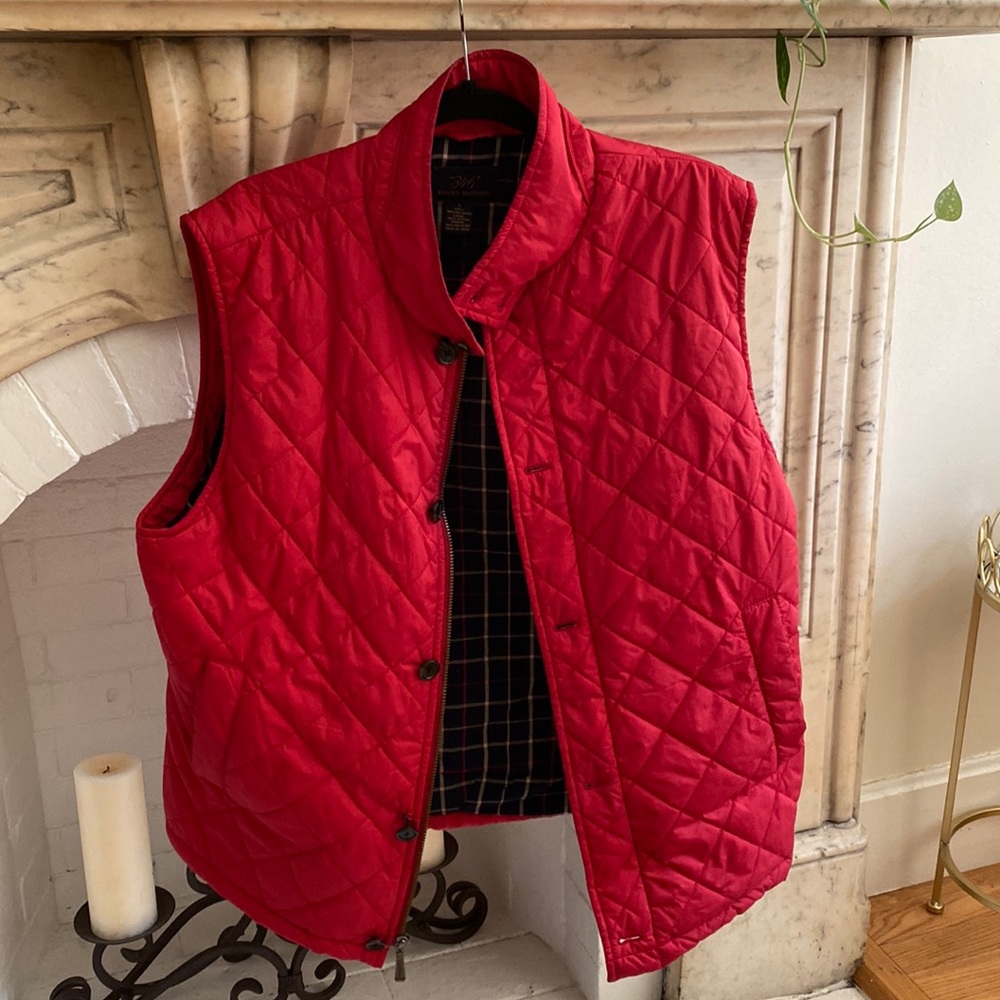 Brooks Brothers Large Red Vest